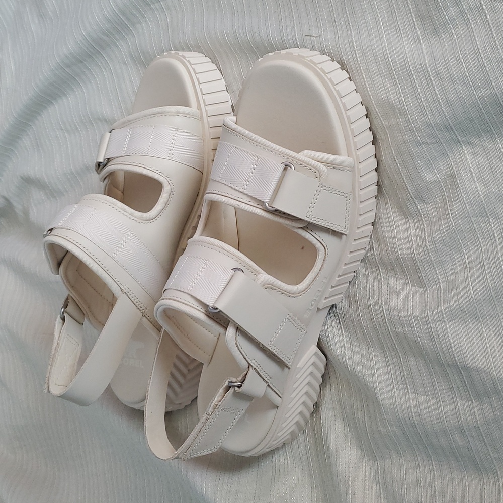 Sorel Ona Ave Multistrap Mid Sandal Chalk